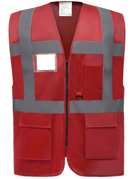 YOKO Gilet multifonction haute visibilité /api/colors/c953313a-9c9d-493b-934e-ddcf8fada2ae personnalisable