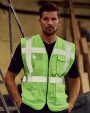 YOKO Hi-Vis Executive Waistcoat Warnwesten personalisierbar