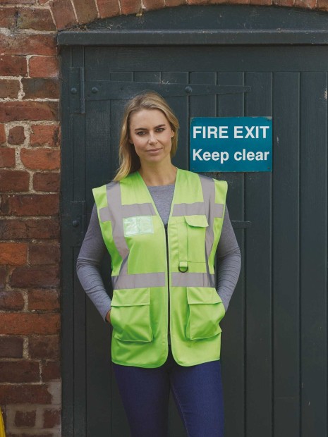 Gilets de sécurité à personnaliser YOKO Gilet multifonction haute visibilité 