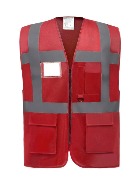 YOKO Gilet multifonction haute visibilité  personnalisable