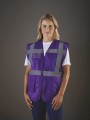 Gilets de sécurité à personnaliser YOKO Gilet multifonction haute visibilité 