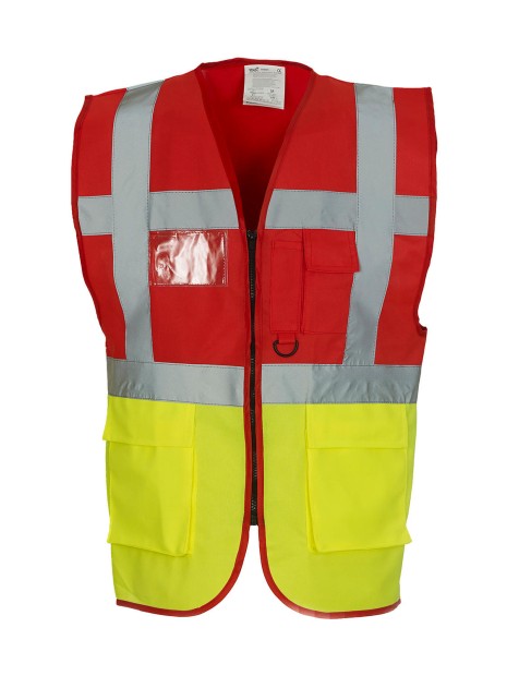 YOKO Gilet multifonction haute visibilité /api/colors/02bc8326-a392-4faa-b636-848a504dc641 personnalisable