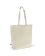 Tassen & Zakken 4DO Fairtrade katoenen tas ecru lang 270g/m² 42x12x43 cm voor bedrukking &amp; borduring