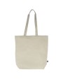 Tassen & Zakken 4DO Fairtrade katoenen tas ecru lang 270g/m² 42x12x43 cm voor bedrukking &amp; borduring