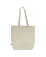 Tassen & Zakken 4DO Fairtrade katoenen tas ecru lang 270g/m² 42x12x43 cm voor bedrukking &amp; borduring