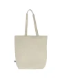 Tassen & Zakken 4DO Fairtrade katoenen tas ecru lang 270g/m² 42x12x43 cm voor bedrukking &amp; borduring