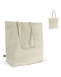 Tassen & Zakken 4DO Fairtrade katoenen tas ecru lang 270g/m² 42x12x43 cm voor bedrukking &amp; borduring