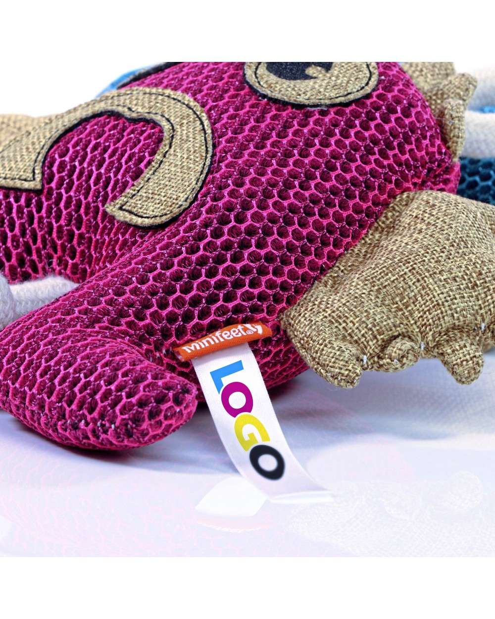 Benodigdheden MBW MiniFeet® Dog Toy Monster voor bedrukking &amp; borduring