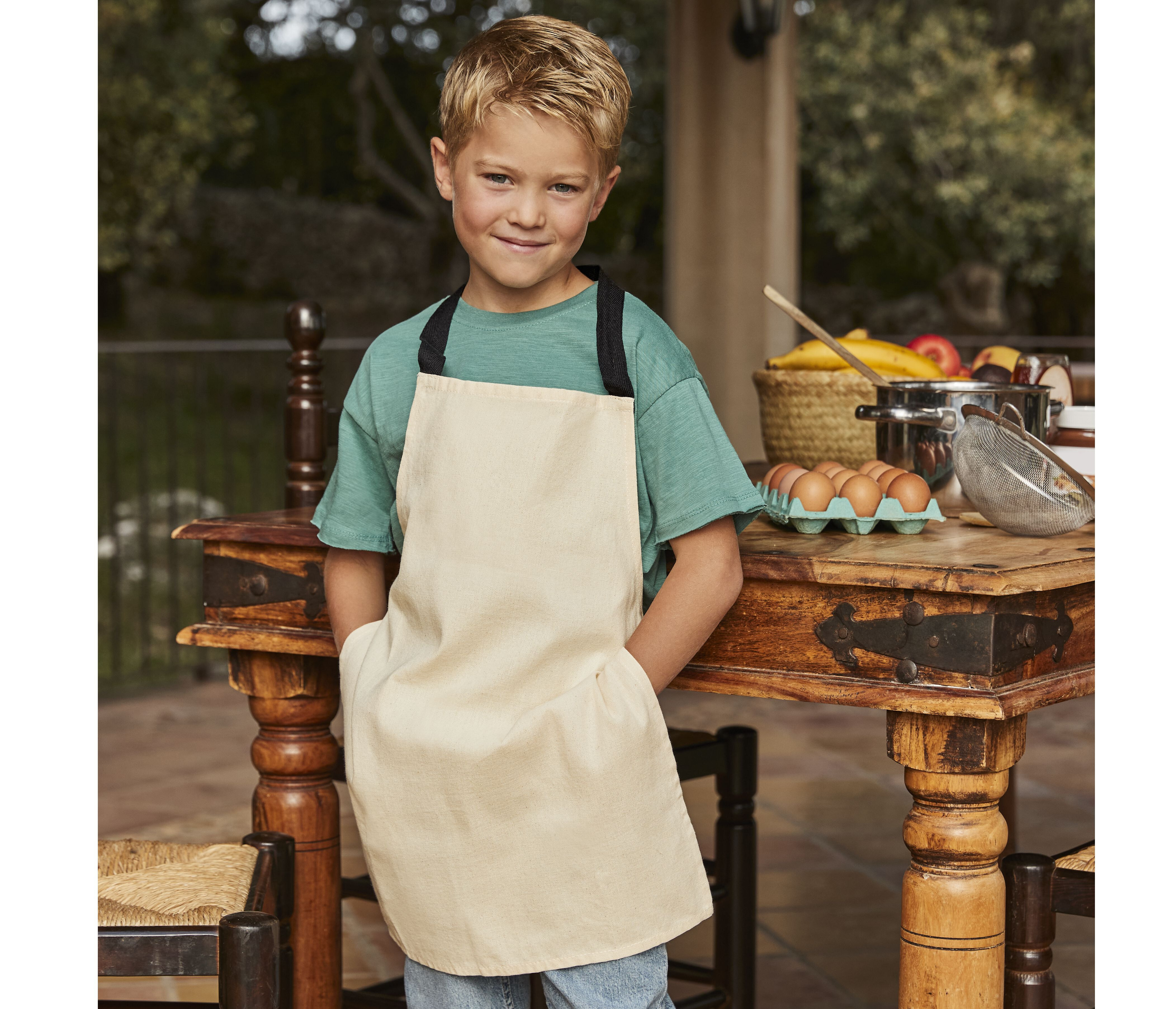 Tabliers personnalisable WESTFORDMILL FAIRTRADE COTTON JUNIOR CRAFT APRON