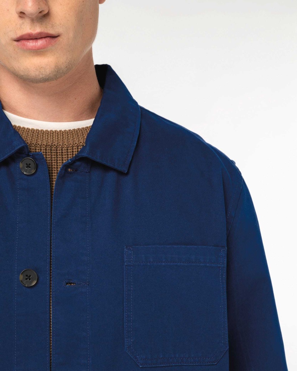 Vestes personnalisable NATIVE SPIRIT Veste worker écoresponsable délavée unisexe