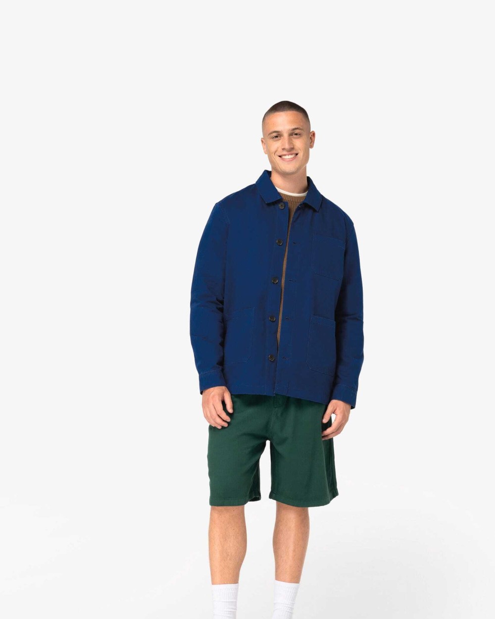 Vestes personnalisable NATIVE SPIRIT Veste worker écoresponsable délavée unisexe