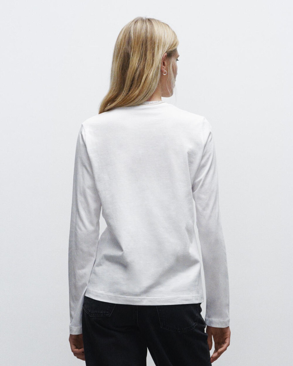 TRUE BLANKS Womens Regular Long Sleeve Tee T-Shirts personalisierbar