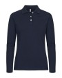 Polo's CLIQUE Stretch Premium Polo L/S Women voor bedrukking &amp; borduring