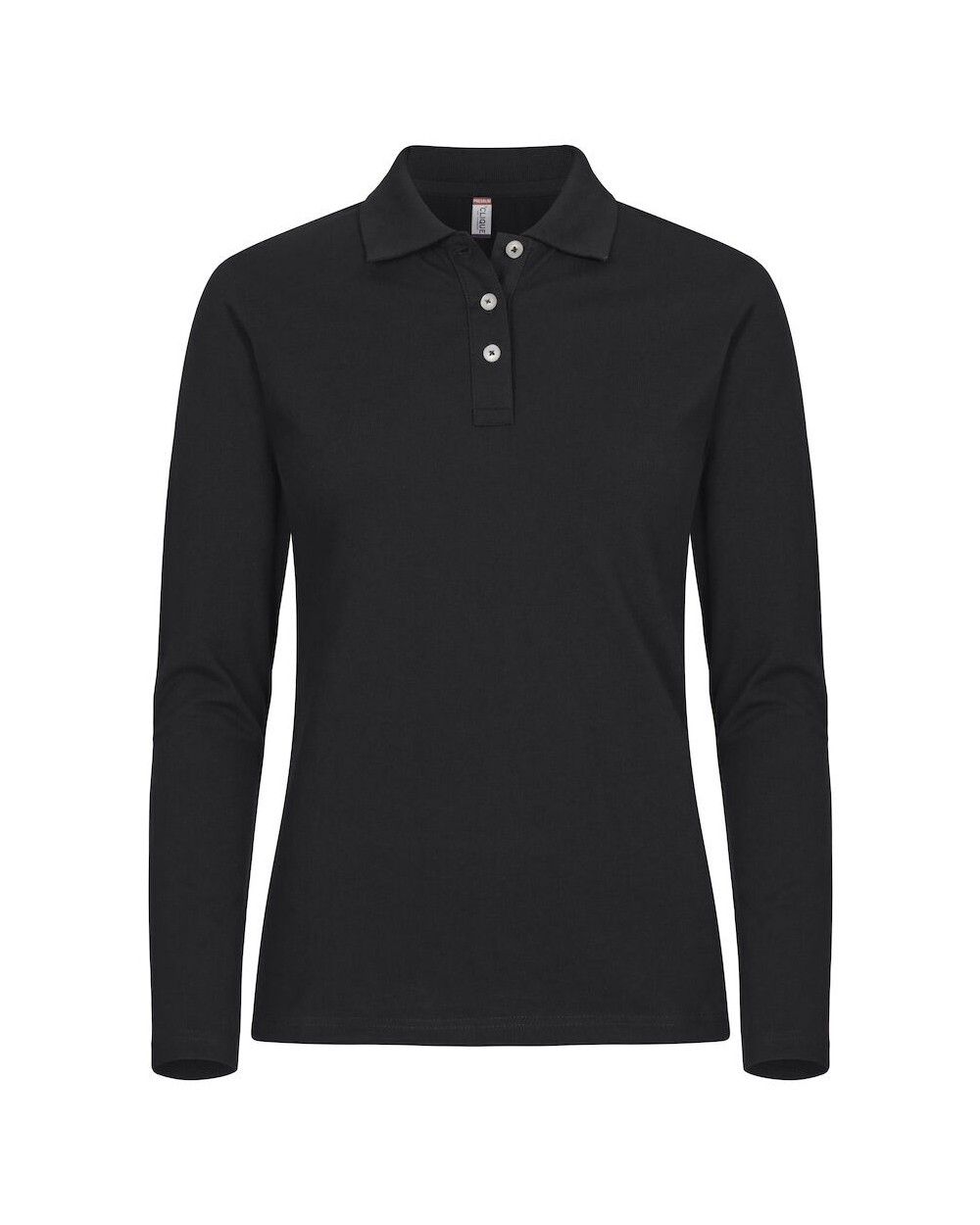 Polo's CLIQUE Stretch Premium Polo L/S Women voor bedrukking &amp; borduring