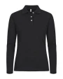 Polo's CLIQUE Stretch Premium Polo L/S Women voor bedrukking &amp; borduring