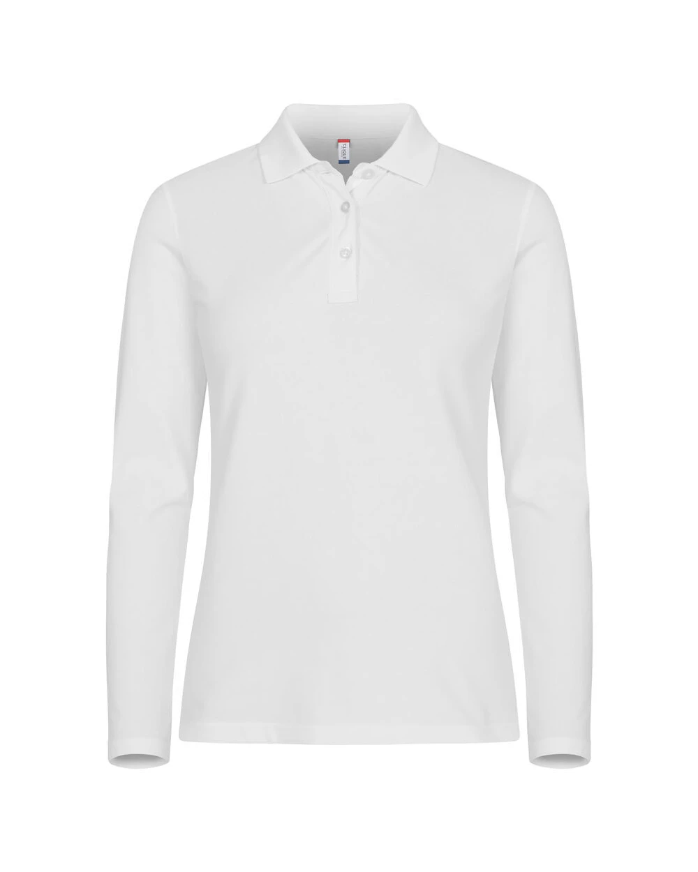 Polo's CLIQUE Stretch Premium Polo L/S Women voor bedrukking &amp; borduring