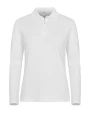 Polo's CLIQUE Stretch Premium Polo L/S Women voor bedrukking &amp; borduring