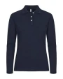 Polo's CLIQUE Stretch Premium Polo L/S Women voor bedrukking &amp; borduring