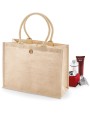 WESTFORDMILL Baumwoll-Jute Shopper Tote Bags personalisierbar