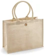 WESTFORDMILL Baumwoll-Jute Shopper Tote Bags personalisierbar