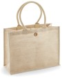 WESTFORDMILL Baumwoll-Jute Shopper Tote Bags personalisierbar