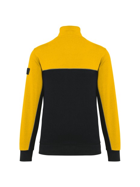 WK. DESIGNED TO WORK Sweat-shirt écoresponsable col zippé unisexe /api/colors/e00f7052-bead-472c-ad39-3174d0f0e6f7 personnalisable