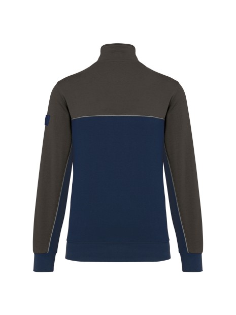 WK. DESIGNED TO WORK Sweat-shirt écoresponsable col zippé unisexe /api/colors/4fdd78fe-354f-41ab-977b-c9b5f3ee903f personnalisable