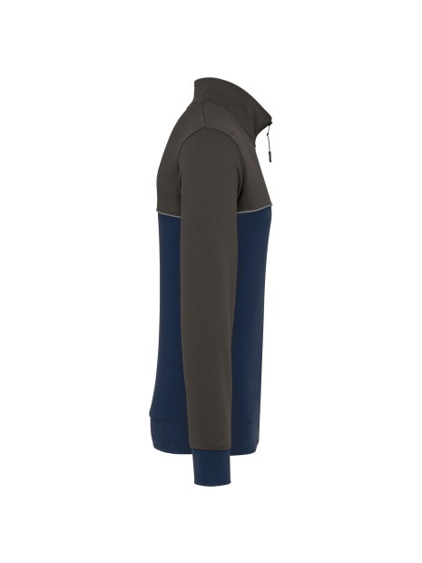 WK. DESIGNED TO WORK Sweat-shirt écoresponsable col zippé unisexe /api/colors/4fdd78fe-354f-41ab-977b-c9b5f3ee903f personnalisable