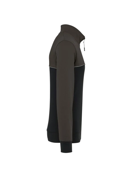 WK. DESIGNED TO WORK Sweat-shirt écoresponsable col zippé unisexe /api/colors/a1f9207a-e233-4d3a-97f0-056a56617a96 personnalisable