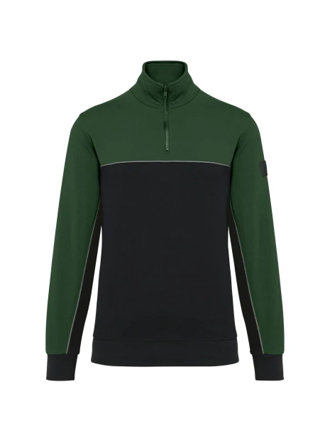 WK. DESIGNED TO WORK Sweat-shirt écoresponsable col zippé unisexe /api/colors/24d838c4-4ff5-4306-9948-a0a3a891daee personnalisable