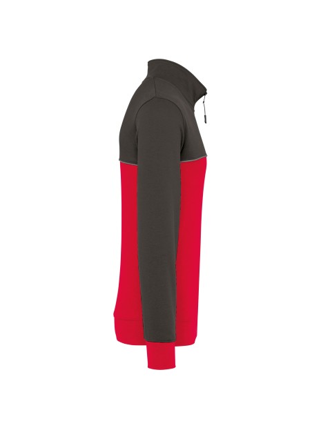 WK. DESIGNED TO WORK Sweat-shirt écoresponsable col zippé unisexe /api/colors/a0190150-dd87-4012-919d-b889c9cbccb2 personnalisable