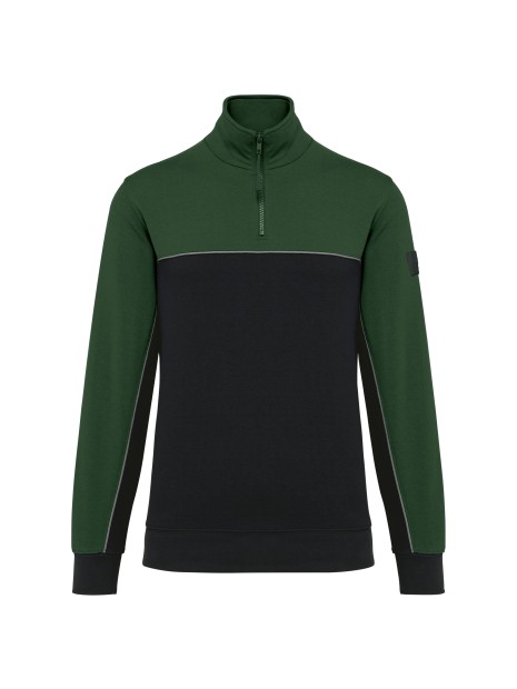 WK. DESIGNED TO WORK Sweat-shirt écoresponsable col zippé unisexe /api/colors/24d838c4-4ff5-4306-9948-a0a3a891daee personnalisable