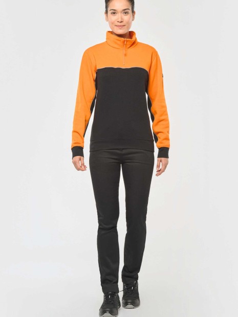 Sweat-shirts à personnaliser WK. DESIGNED TO WORK Sweat-shirt écoresponsable col zippé unisexe 