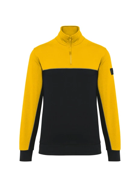 WK. DESIGNED TO WORK Sweat-shirt écoresponsable col zippé unisexe /api/colors/e00f7052-bead-472c-ad39-3174d0f0e6f7 personnalisable