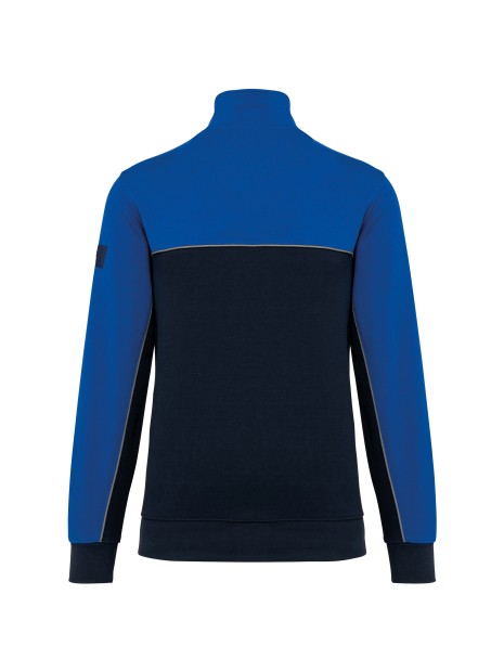 WK. DESIGNED TO WORK Sweat-shirt écoresponsable col zippé unisexe /api/colors/b4105994-2f73-4f43-9b5e-e708547f060d personnalisable