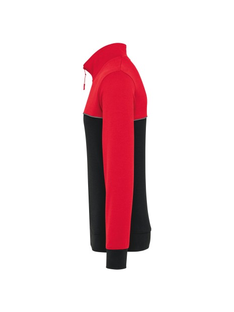 WK. DESIGNED TO WORK Sweat-shirt écoresponsable col zippé unisexe /api/colors/408d50a3-bca9-4bb6-a04b-5019e7abc8dd personnalisable