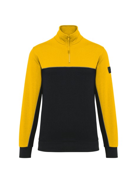 WK. DESIGNED TO WORK Sweat-shirt écoresponsable col zippé unisexe /api/colors/e00f7052-bead-472c-ad39-3174d0f0e6f7 personnalisable