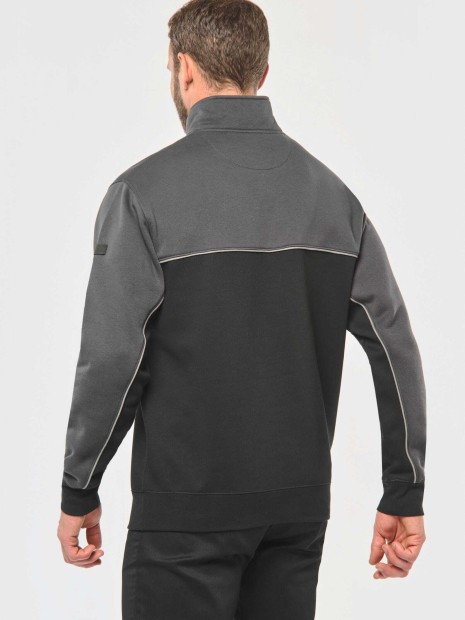 Sweat-shirts à personnaliser WK. DESIGNED TO WORK Sweat-shirt écoresponsable col zippé unisexe 