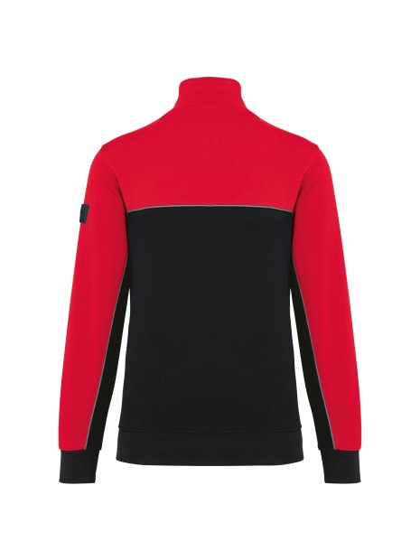 WK. DESIGNED TO WORK Sweat-shirt écoresponsable col zippé unisexe /api/colors/408d50a3-bca9-4bb6-a04b-5019e7abc8dd personnalisable