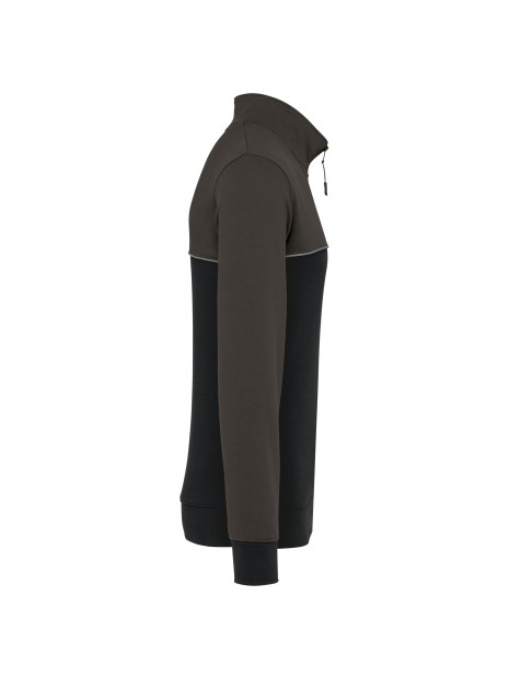 WK. DESIGNED TO WORK Sweat-shirt écoresponsable col zippé unisexe /api/colors/a1f9207a-e233-4d3a-97f0-056a56617a96 personnalisable