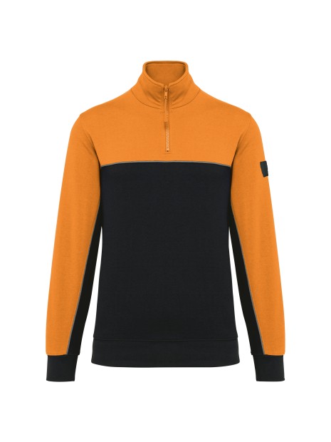 WK. DESIGNED TO WORK Sweat-shirt écoresponsable col zippé unisexe /api/colors/f6473df6-5ff7-425a-9b26-f0846ae4f1b4 personnalisable