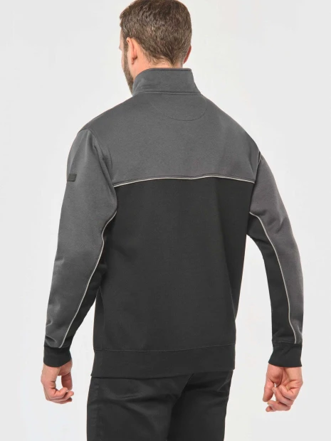 Sweat-shirts à personnaliser WK. DESIGNED TO WORK Sweat-shirt écoresponsable col zippé unisexe 