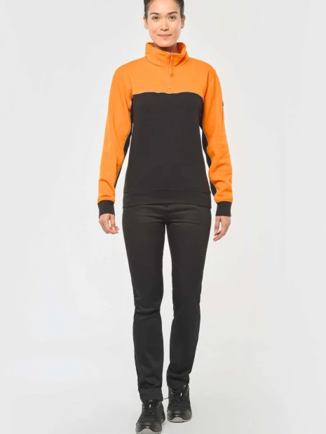 Sweat-shirts à personnaliser WK. DESIGNED TO WORK Sweat-shirt écoresponsable col zippé unisexe 