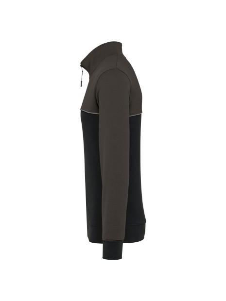 WK. DESIGNED TO WORK Sweat-shirt écoresponsable col zippé unisexe /api/colors/a1f9207a-e233-4d3a-97f0-056a56617a96 personnalisable