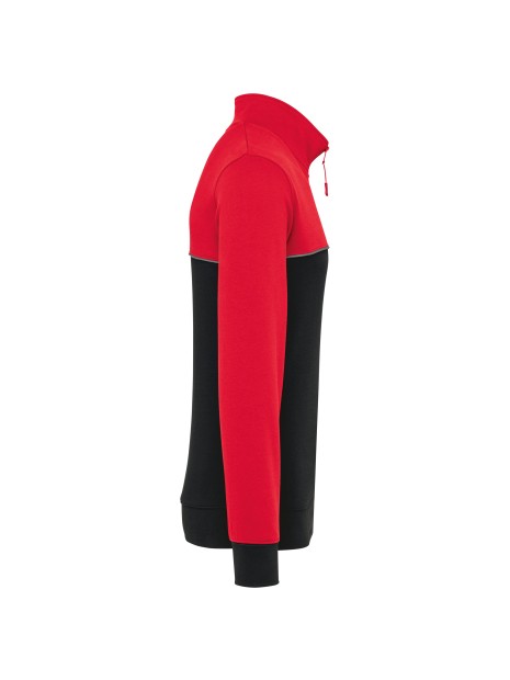 WK. DESIGNED TO WORK Sweat-shirt écoresponsable col zippé unisexe /api/colors/408d50a3-bca9-4bb6-a04b-5019e7abc8dd personnalisable