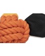 Benodigdheden MBW MiniFeet® Dog Toy Knotted Animal Tiger voor bedrukking &amp; borduring