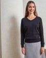 Sweaters & hoodies PREMIER Women's v-neck knitted sweater voor bedrukking &amp; borduring