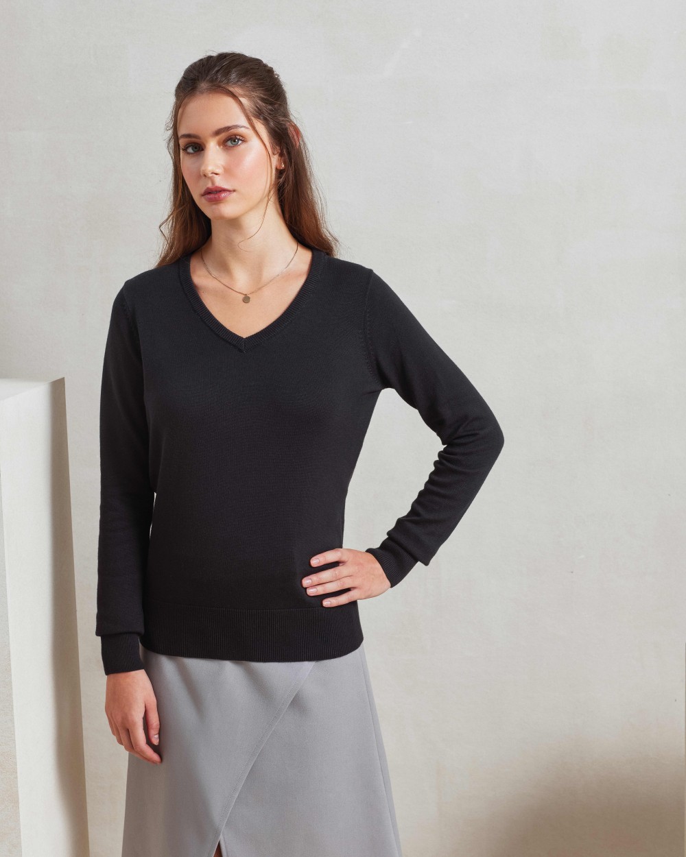 Sweat-shirts personnalisable PREMIER Pull col V Femme