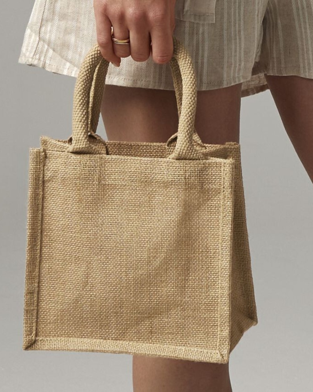Tassen & Zakken WESTFORDMILL JUTE PETITE GIFT BAG voor bedrukking &amp; borduring