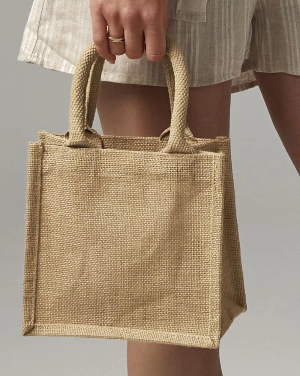 Tassen & Zakken WESTFORDMILL JUTE PETITE GIFT BAG voor bedrukking &amp; borduring